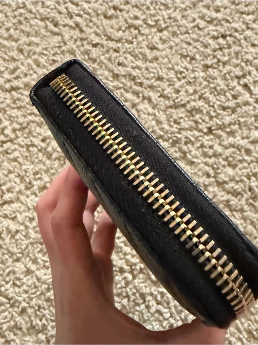 Saint Laurent Monogram Matelasse Leather Zip-Around Wallet